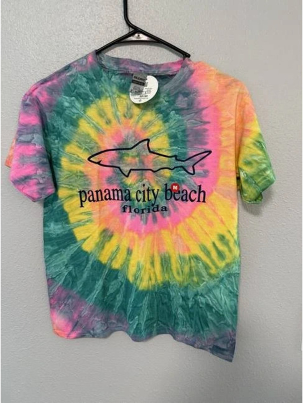 #6189 Gildan Panama City Beach Multicolor Tie Dye T-Shirt Medium